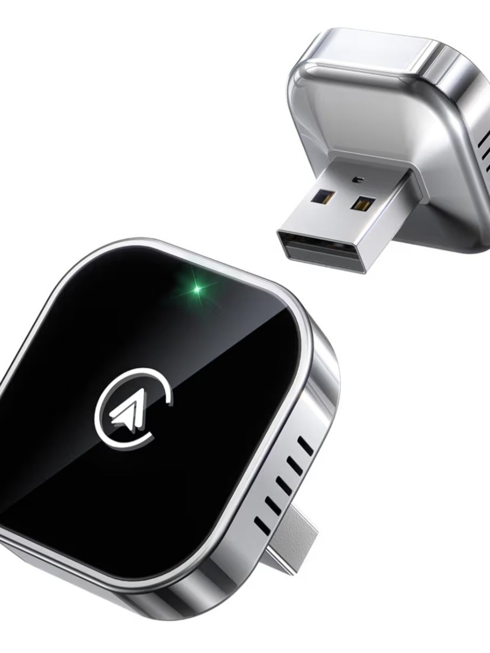 Amazon Silver and Black USB Bluetooth Audio Receiver Adapter